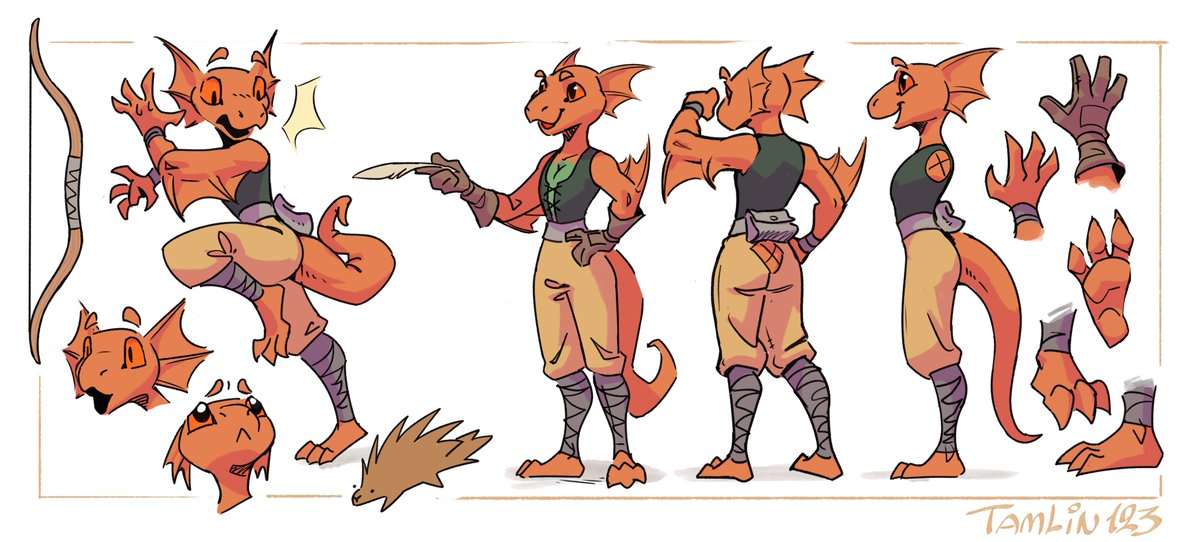 TamLin123_'s tweet photo. Porcupine Dodger from Prequel Adventure
(NOT Quill-Weave from TES IV: Oblivion) https://t.co/xLM5vtAt34