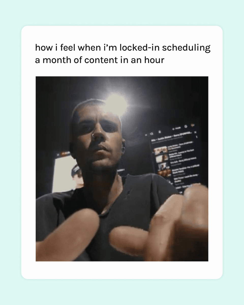 Hopper_HQ's tweet photo. content batching really turns you into a different person for a bit 😮‍💨 https://t.co/iDYquPsETd