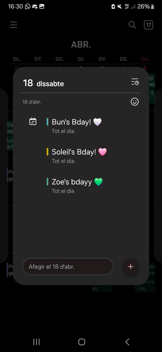 Do you think tomorrow is someone's birthday?