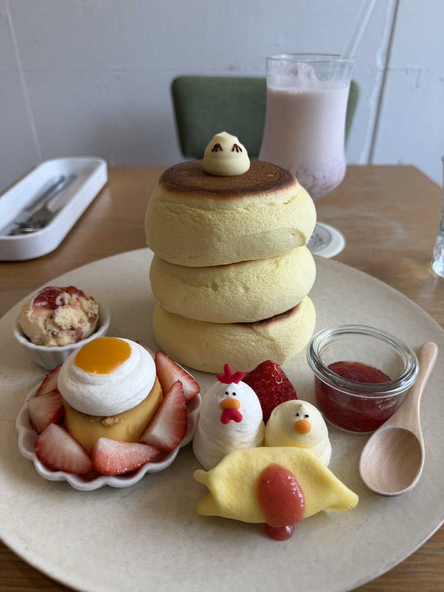 Toshi pancakes/パンケーキ、スイーツ tweet media