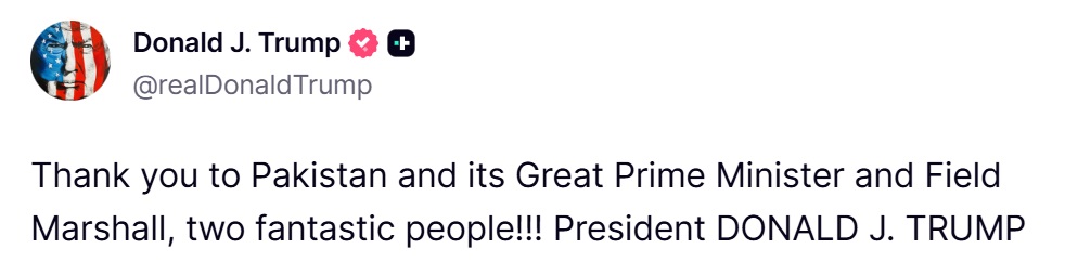 Commentary Donald J. Trump Posts From Truth Social tweet media