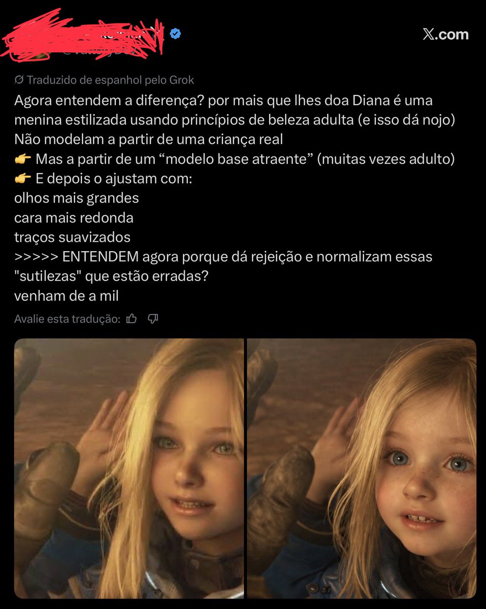 biachunli's tweet photo. Achei melhor tirar print para não dar engajamento a essa criatura.

Olha, trabalhei com crianças de 0 a + ou - 10 anos e CRIANÇAS CRESCEM E FICAM DIFERENTES.

A comparação que ela faz, pra mim, demonstra mais sobre o coração dela do que sobre a personagem. https://t.co/HF6Ui7sjxG