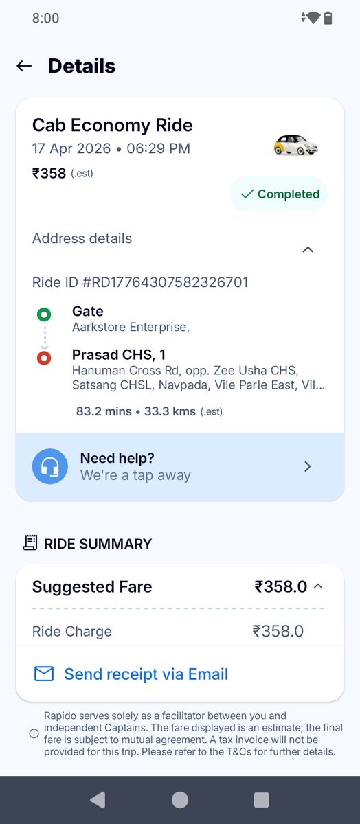 shaquibhassan74's tweet image. @rapidobikeapp again fraudulent activity done by rapido driver my ride is 358 after discount and that driver charged me 558 no freeride discount code acceptable by the driver i just need my money back this time I will sue you #rapido