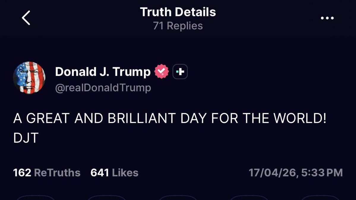 The President tweet media