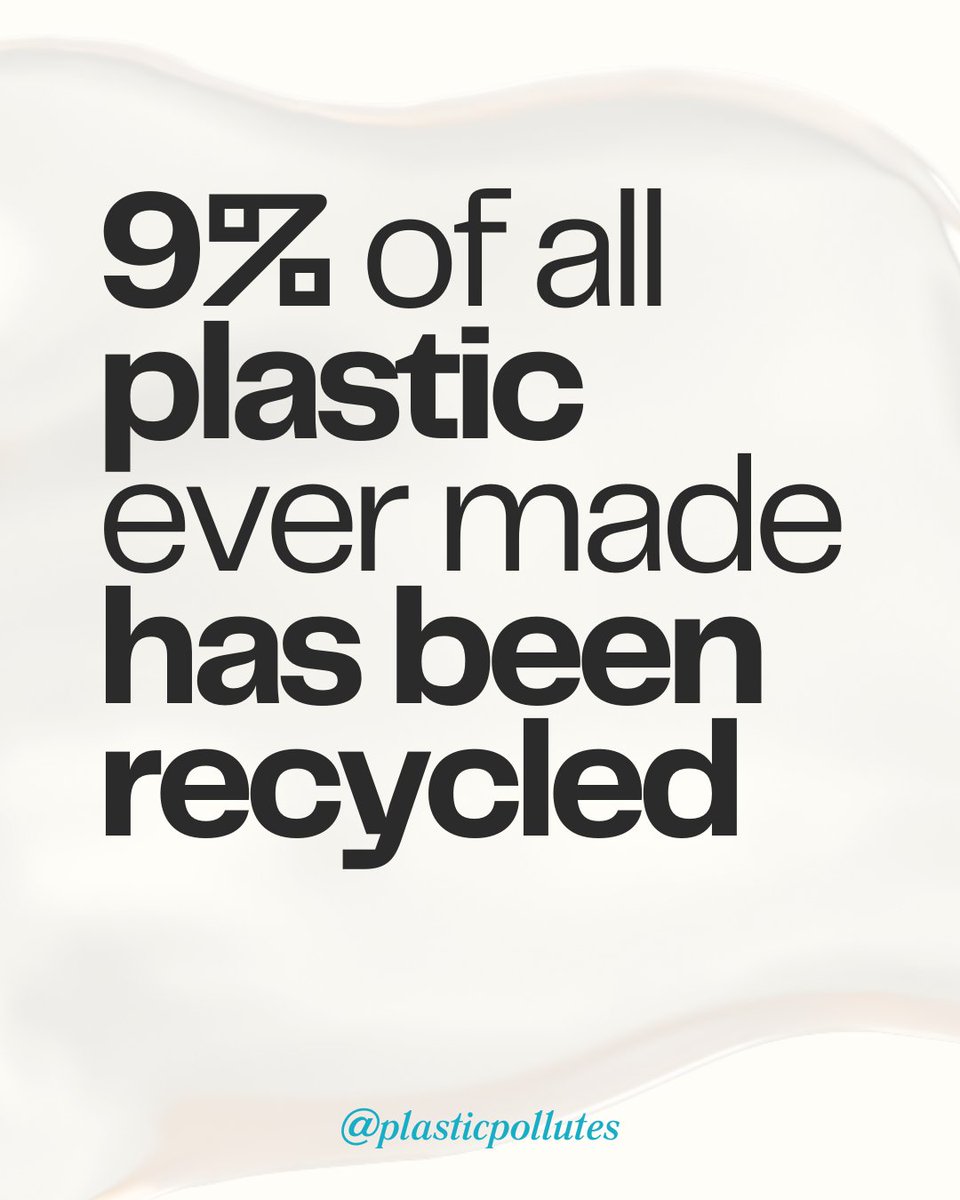 PlasticPollutes's tweet image. 📉 It’s a staggering number. Only 9% of all plastic ever produced has been recycled worldwide. In the U.S, it’s even worse:  just 5-6%. No matter how you flip the coin, plastic recycling is a failure. 

👎 It’s not because “people need to recycle more.” 

The truth? Plastic was