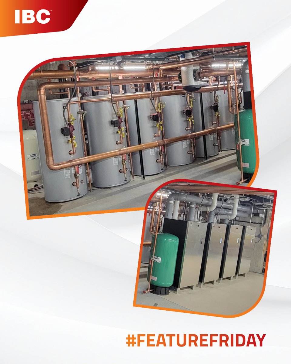 Today's #FeatureFriday installation spotlights a stunning project in Telluride, Colorado at Bear Creek Lodge! Advanced Hydronics installed (4) EX850 boilers and (8) IWT119Max units to provide reliable heating for domestic hot water, the pool, and the hot tub.