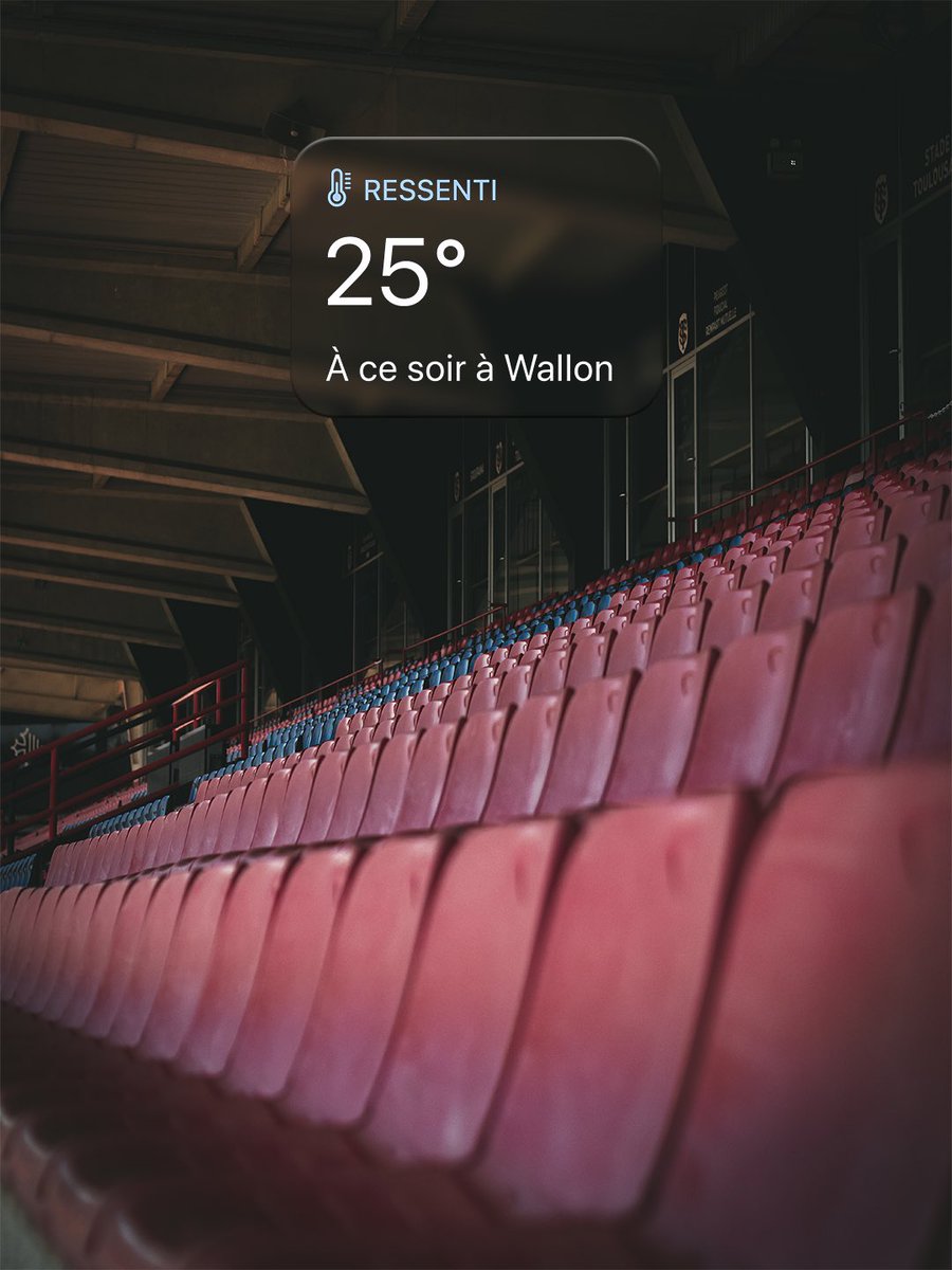 TOXIII's tweet image. Des conditions idéales 🤩🏟️

À toute à l’heure, ouverture des portes à 17h30 ⏳

#TOgether