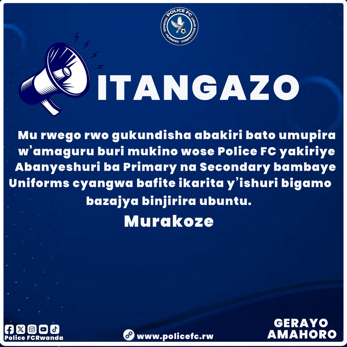 Police Football club tweet media