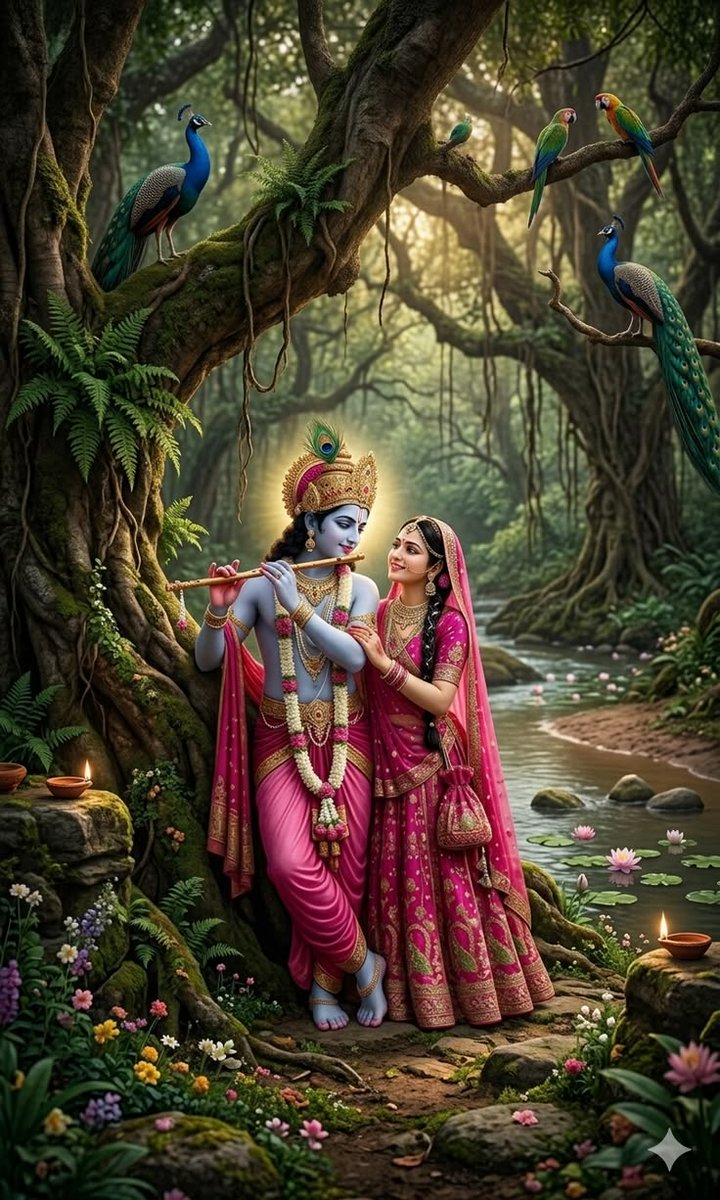 Keshaw151's tweet image. प्रेम वही जो राधा-कृष्ण ने निभाया —
न कोई शर्त, न कोई दिखावा 
बंसी की हर धुन में राधा बसती हैं,
और हर “राधे” में श्याम मिलते हैं ❤️
पाने को ही प्रेम कहे जग की रीत,
पर सच्चा अर्थ समझाती है राधा-कृष्ण की प्रीत 🌸
#RadhaKrishna #DivineLove #राधे_राधे #Prem #KrishnaLove