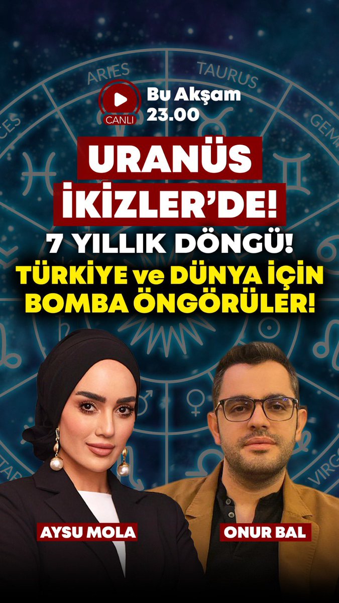 Onur Bal (Satürnyen Astroloji) tweet media