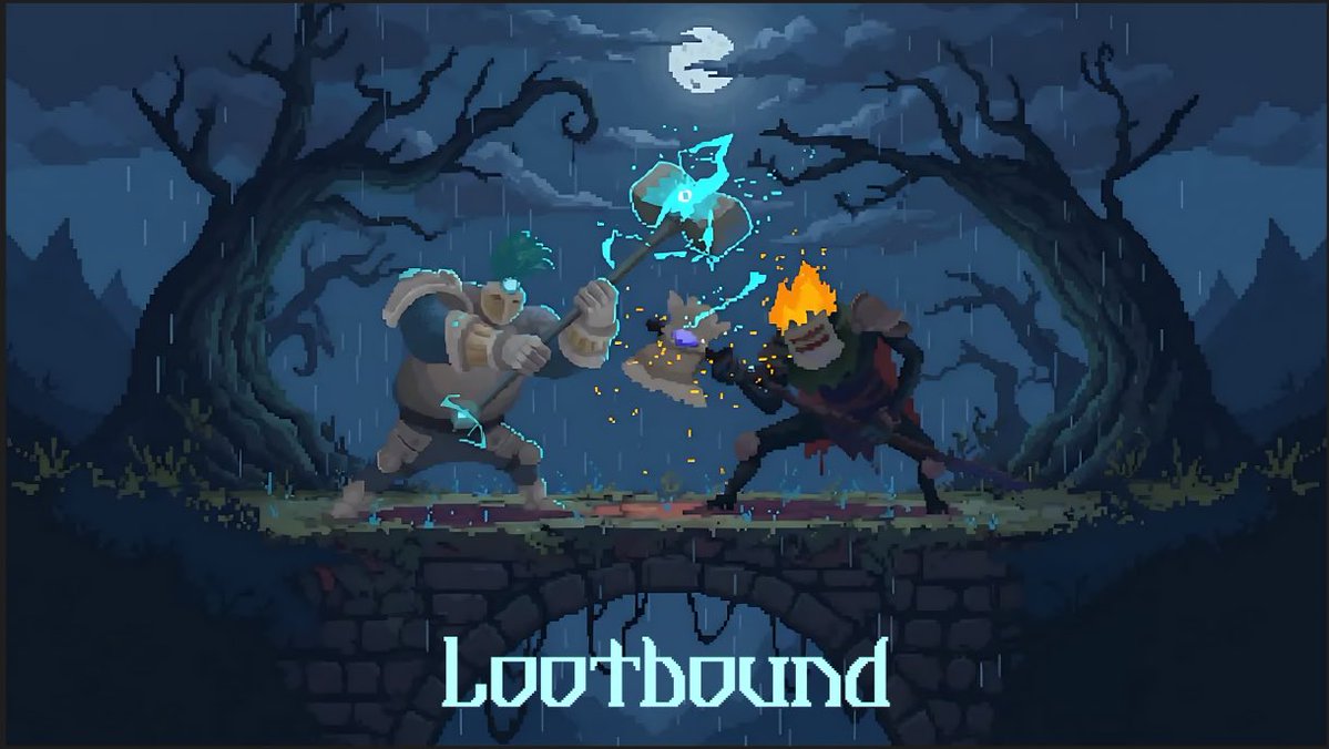 When the storm rages and the dead rise, there's only one path to take: fight for the loot! ⚔️🌪️
#FOLLOWFRIDAY 
#Lootbound #PixelArt #DarkFantasy #IndieGame #RPG #Gaming #StormsComing #FightForGlory #LootOrDeath