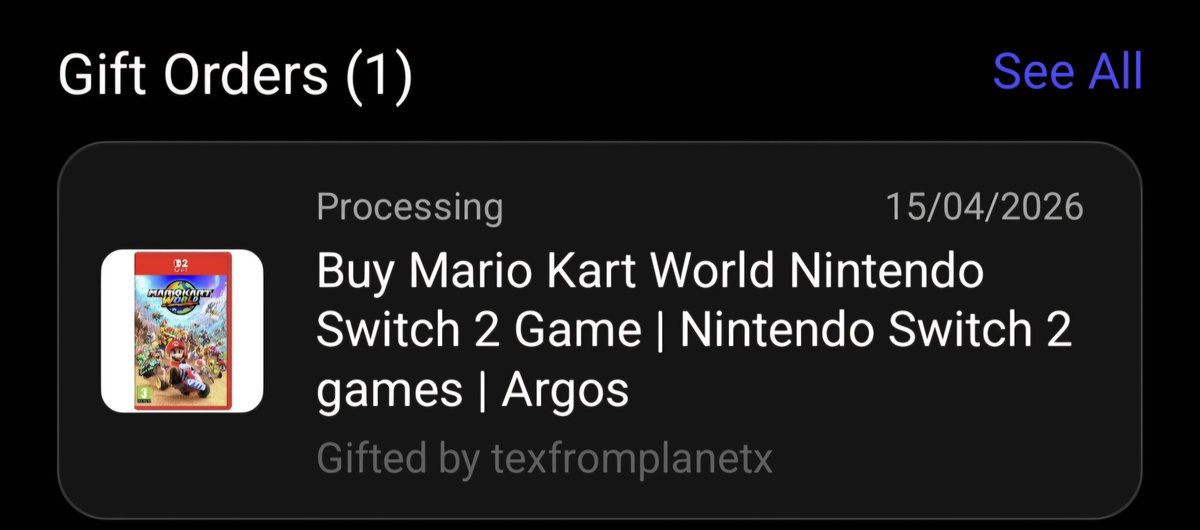 The amazing <a href="/TexFPX/">Tex</a> donated a bit to my Mario kart world which im soo grateful for, but it wasnt a crowdfunding item, and so now its stuck in processing. Have emailed throne but does anyone know what to do about this? Its just stuck lol <a href="/official_throne/">Throne</a> free herrrr