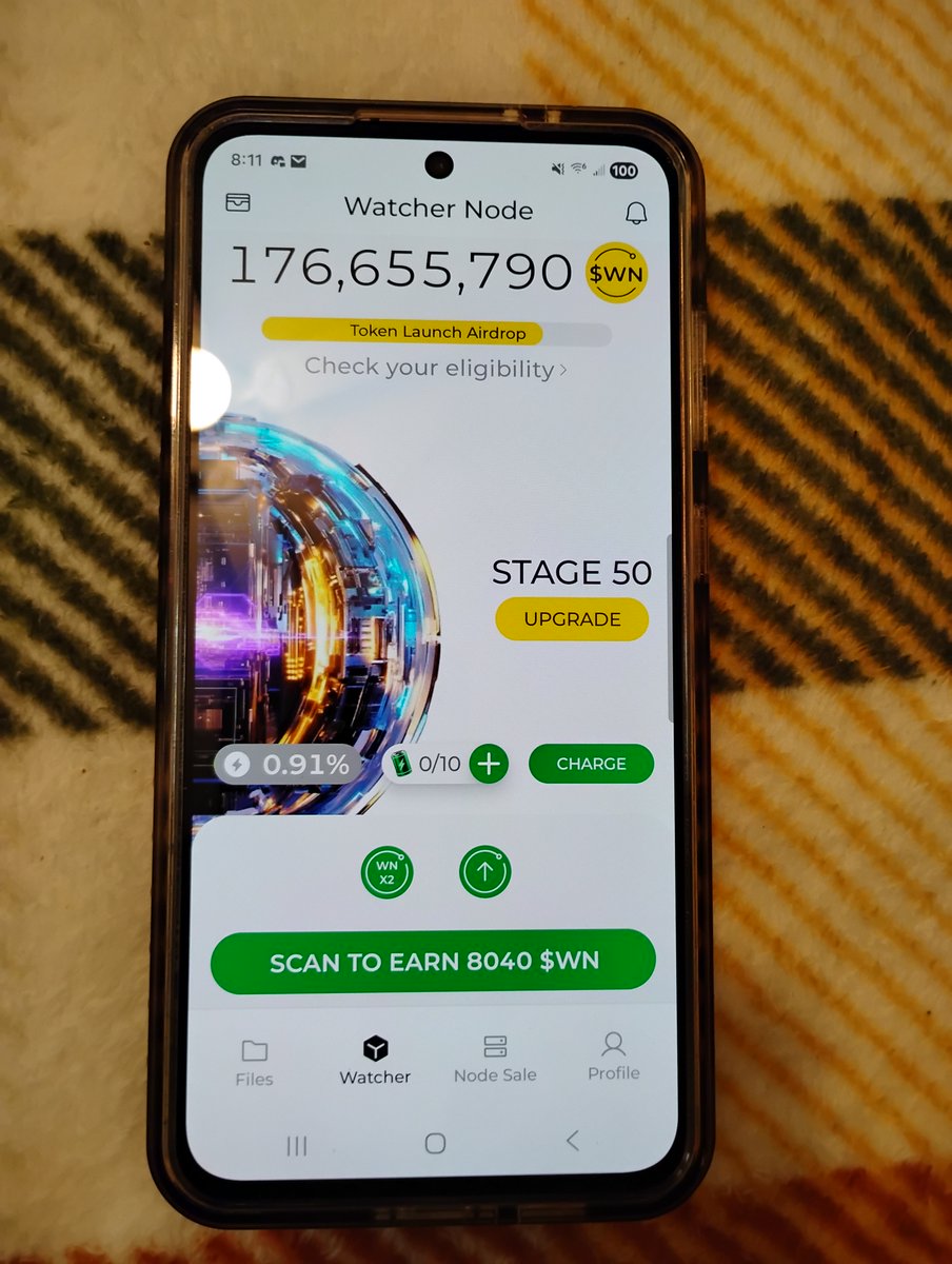 Marcovian04's tweet photo. #WatchersEverywhere hashtag, tag @DeNetPro, Statham, GA, USA.  My current goal is to get to Watcher Node stage 30.  I'm earning passive crypto on my phone! Wanna join?  
Download the app: https://t.co/FTZWBd7jo9   and get 1000 $WN Bonus to start. https://t.co/JrQbPdDK4Y
