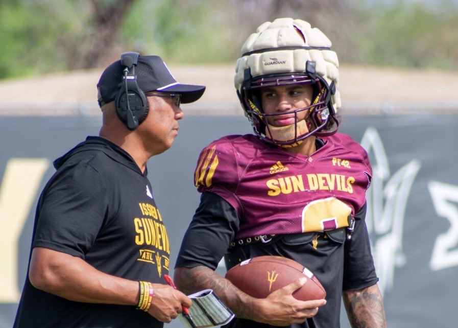 conner_p1's tweet photo. Jordan Tyson will be a name to watch for the #Steelers at Pick 21.

At Arizona State, he was coached by  former Steelers legend Hines Ward, now the Sun Devils WR coach. 

Pittsburgh traded for Michael Pittman Jr., but could still be looking to add another receiver. https://t.co/7dDHEDakG5
