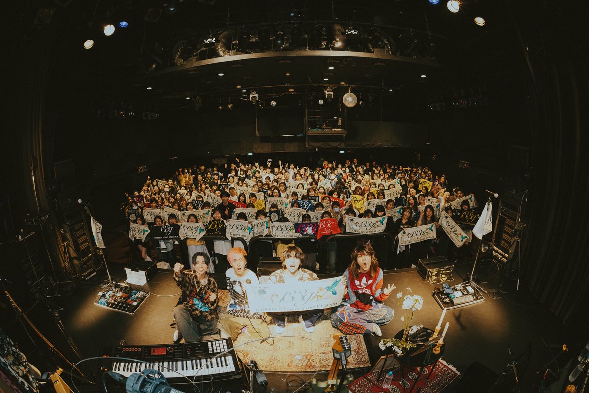 13ꓸ3g ONE MAN TOUR 「潜在的なアイ」 FINAL 渋谷WWW X ご来場