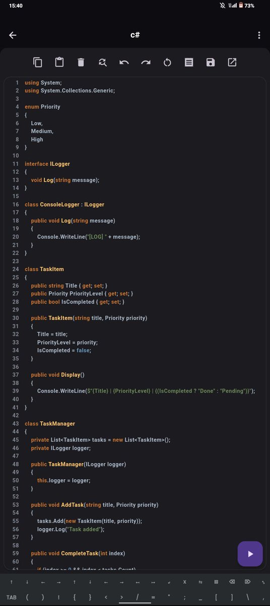 defuturedev_'s tweet image. Sorry I’m late this final build demanded more time than expected.

Day 100: Completed a full task planner in , integrating core fundamentals, structured OOP design, error handling, logging, and data management into a single cohesive system.

#CSharp #DotNet #100DaysOfCode 🚀