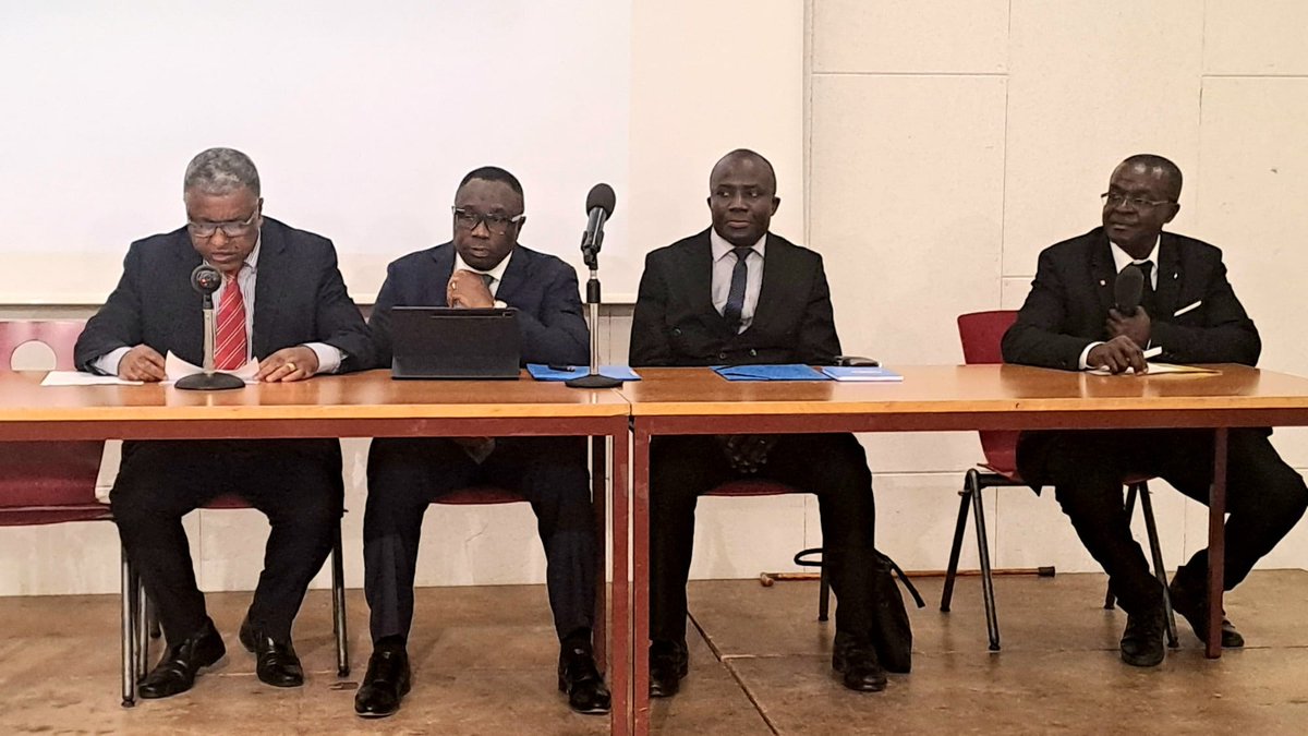 MissionTogoGe's tweet photo. Participation de la Mission permanente à la table ronde de haut niveau sur le thème " explorer les pistes les plus accessibles en matière de justice réparatrice pour l'Afrique", organisée le 15 avril 2026 à Genève par le Conseil de la Diaspora africaine en Suisse ( ADCS). https://t.co/LHwoqsxWJT