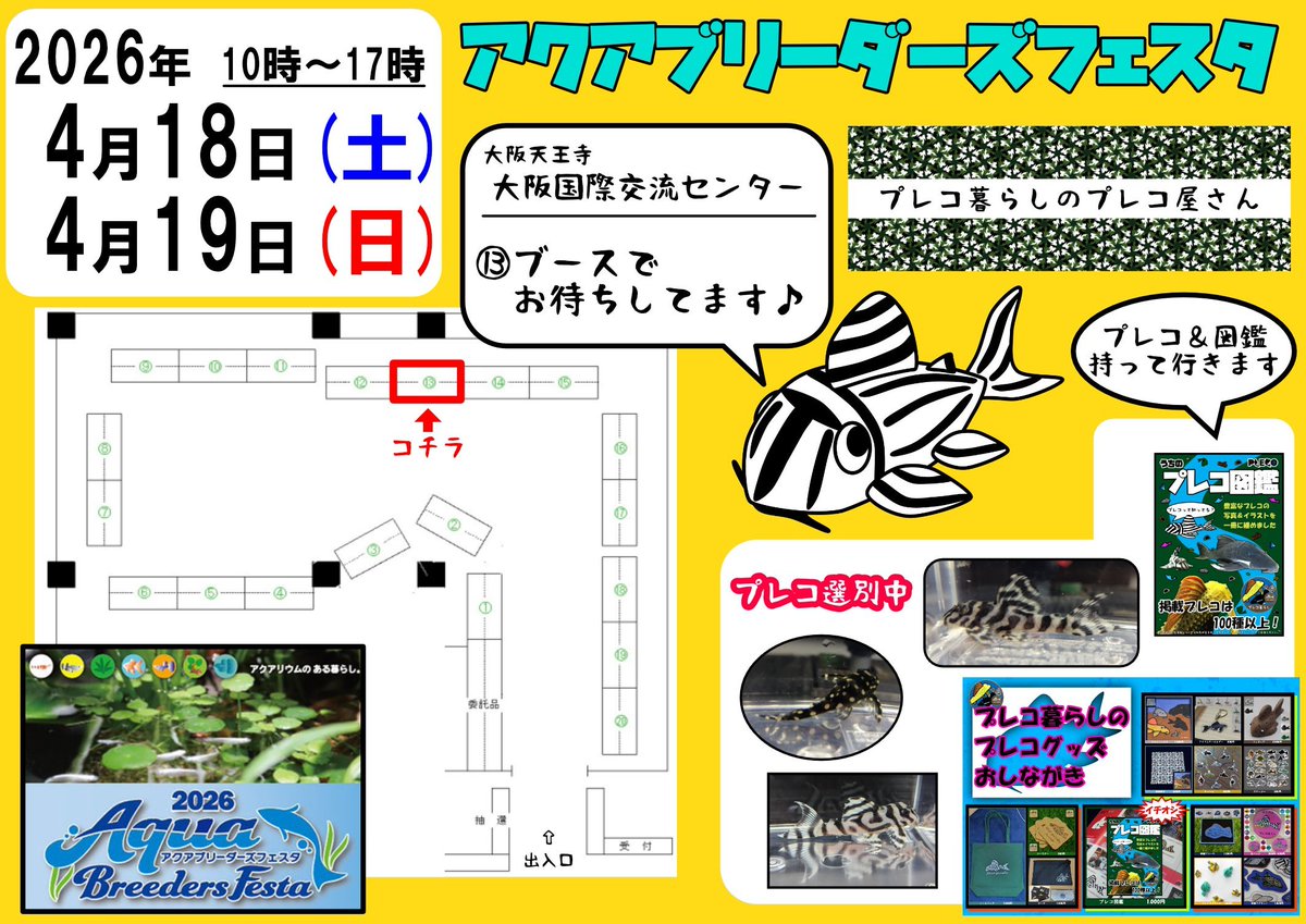 pleco_gurashi's tweet photo. 今週末は #アクアブリーダーズフェスタ 🐟️
何とか日が変わる前にプレコ詰め詰めとレザぐるみストラップ完成🫡
睡魔と闘ってたのでプレコの値段途中でこんがらがってきました🤣
なので明日はディスカウント含め気軽にお声がけください😆✨笑
それでは明日、明後日よろしくお願いいたします😌🙏 https://t.co/oqbObflG4Y