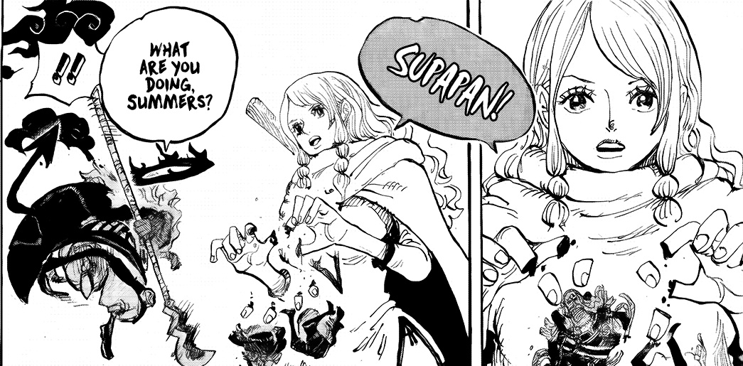 La violence du coup
L'imagerie est incroyable !
On est plus sur la piraterie looney tunes là 
Bienvenue dans la vraie guerre !
#ONEPIECE1180
