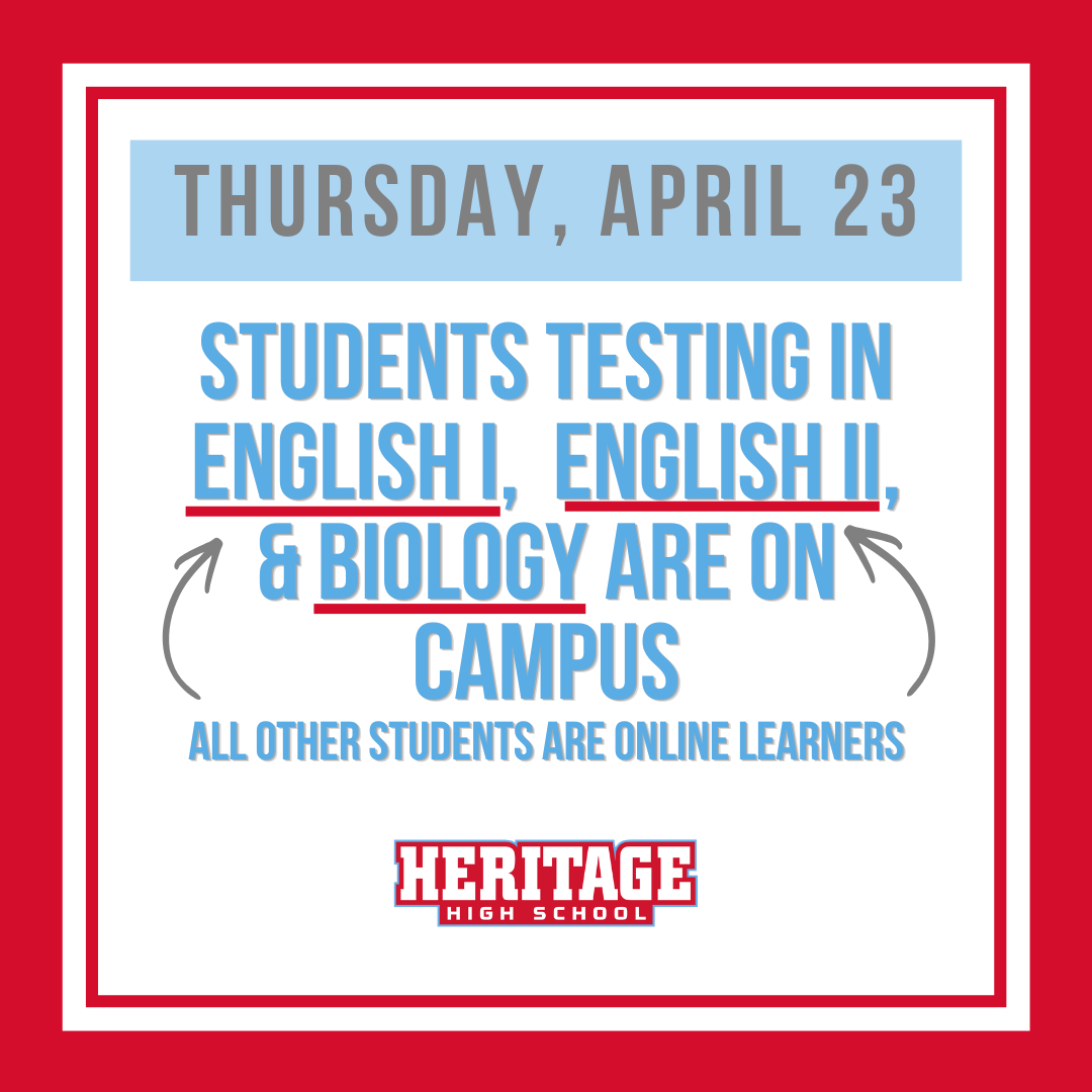 HHSMountaineers's tweet image. Mountaineers, don't forget that we have two EOC testing days next week! Please take a look at the information for Tuesday and Thursday and reach out to your teachers if you have any questions. #HHS #HHSMountaineers #BlountCountryStrong #CLIMB