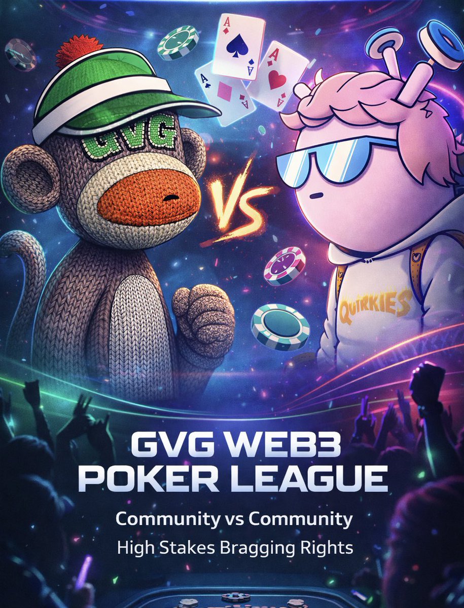 ♠️ Final Results Web3 Poker League Season 1 ♠️

It’s official.

After five games, countless hands, and 100+ players showing up consistently…

🏆 <a href="/quirkiesnft/">Quirkies</a> are your champions 🏆

They showed up, stayed consistent, and closed when it mattered most.

Final Standings
Advancing
🥇
