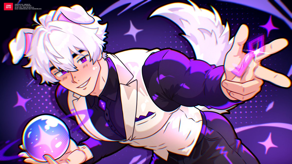 Even in the depths of the void, you’ll find the handsome man of your dreams. Close your eyes, make a wish, and let the rest unfold. Commission for <a href="/Maerythu/">Phoenix_Blaze</a> , Thank You ❤️
