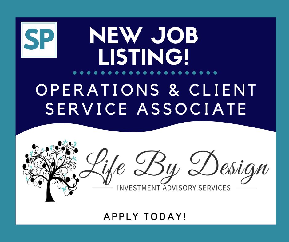 SParaplanner's tweet photo. 🎉 Check out our latest opportunity! Life By Design Investment Advisory Services is seeking a Full-Time Operations &amp; Client Service Associate to join their team. Click the link and apply today! https://t.co/R942sHnJFu https://t.co/1KFDQKyLL7