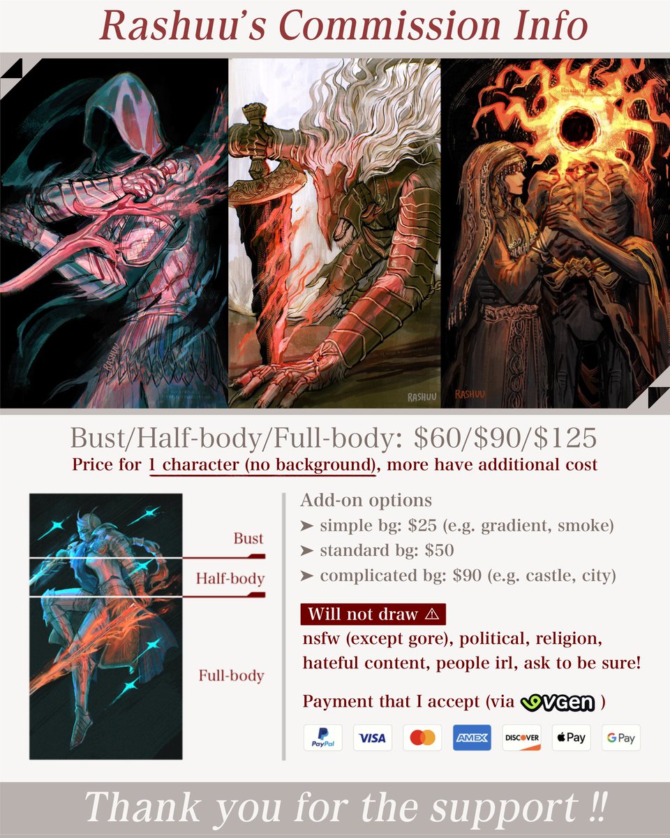 Hello everyone! I have decided to open the comms once again! If anyone’s interested, ToS and direct link below! 

Likes &amp; RTs are much appreciated! 🫶💙