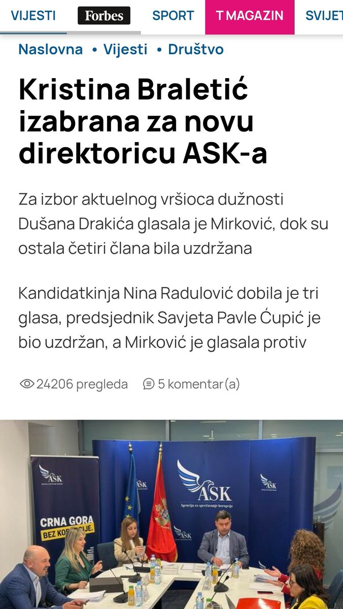 CicaMisa's tweet photo. Čestitke gospođii, čestitke DPS-u i čestitke Savjetu ASK, neka uživaju u tim naknadama do kraja mandata. Zaista je na narednim izborima lakše glasati direktno za DPS, nego se ovako prenemagati pa opet doći na isto. https://t.co/2NzSKecunG