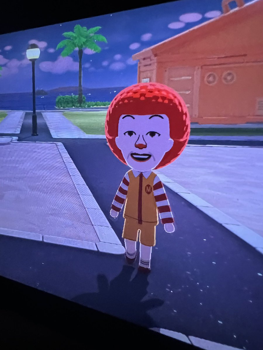 nugetidiotklown's tweet image. Tomodachi life living the dream is game of the year hands down 🙏
#tomodachilife #mcdonalds #ronaldmcdonald