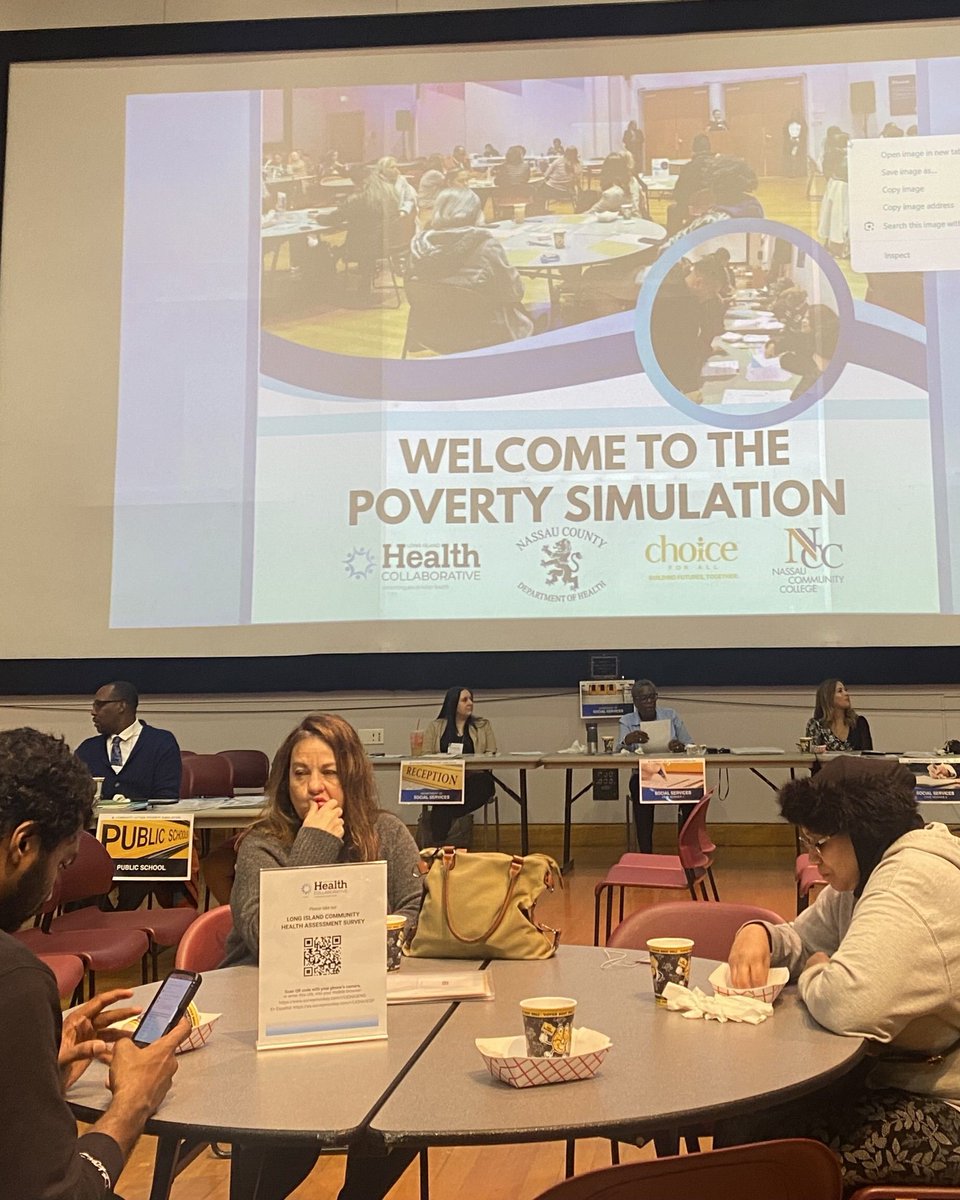 EOCSuffolk's tweet image. EOC of Suffolk team members recently took part in a Poverty Simulation at Nassau Community College gaining insight into the real-life challenges families face every day. Experiences like this strengthen our commitment to serving our community with empathy &amp;amp; understanding. #DoGood