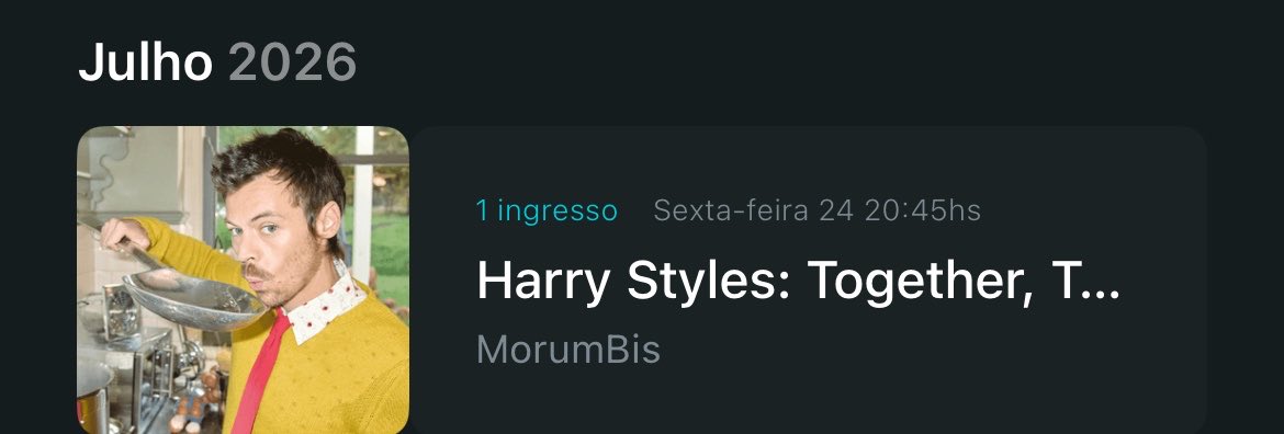 ot5lala's tweet photo. VENDO INGRESSO HARRY STYLES  - TOGETHER TOGETHER 

PIT SQUARE - dia 24
Inteira https://t.co/5MwtFJADML