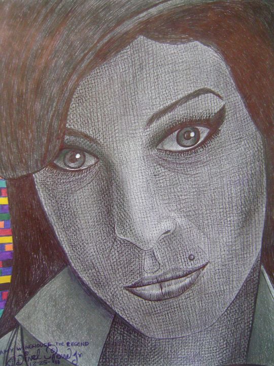 OdinelNft's tweet photo. Art of the Day! "Amy winehouse the legend". Buy at: https://t.co/NWp4XfLntH https://t.co/7UMOcF4Uxe