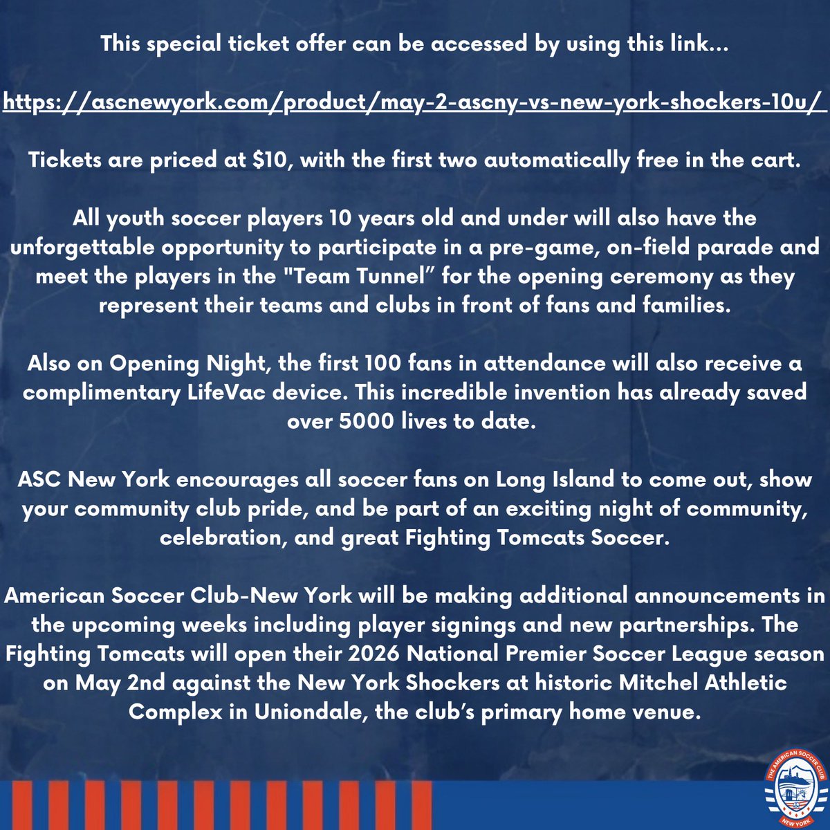 American Soccer Club New York tweet media