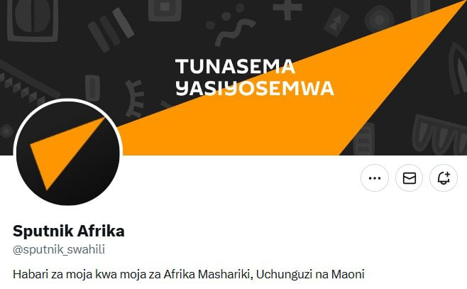 Sputnik Africa tweet media