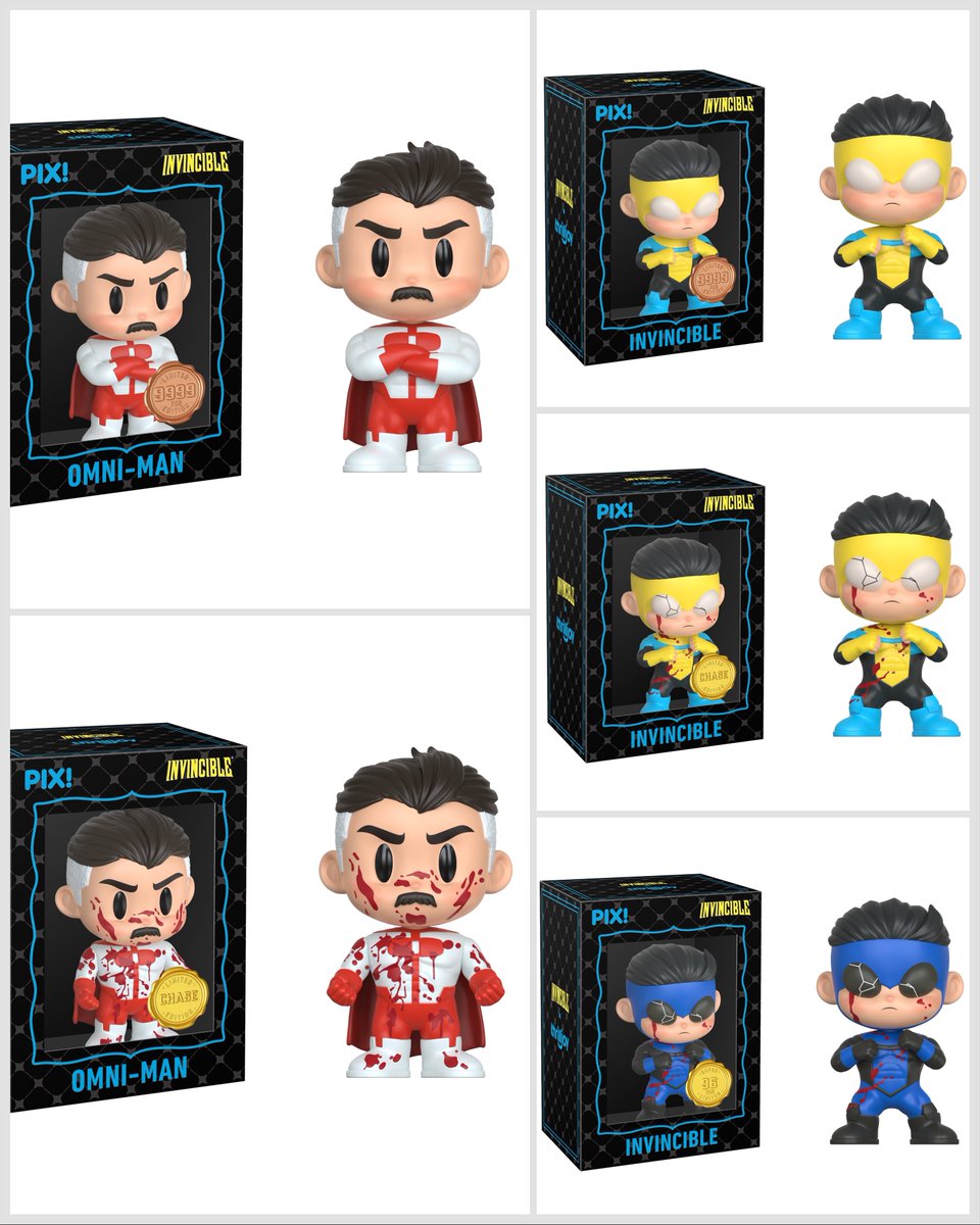 DisTrackers's tweet image. Available Now: Invincible, The Boys, TMNT, &amp;amp; Lady Frankenstein Thrilljoy PIX figures! Chance at Chase &amp;amp; Super Chase!
.
Vrare - distracker.info/49XuH3k
EE - ee.toys/208ZHQ
.
#Ad #Collectibles #TMNT #TheBoys #Thrilljoy #Invincible