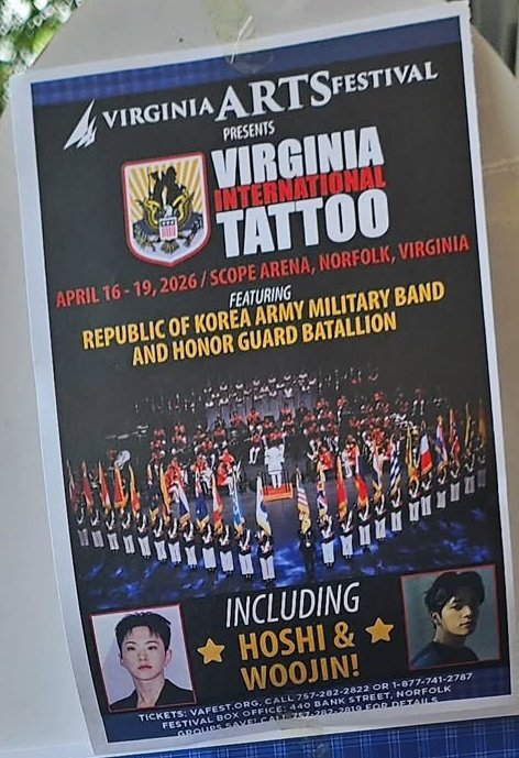 버지니아 국제군악제 포스터 같은데 호시 나온다고 써있네 ㅋㅋㅋㅋㅋㅋㅋ