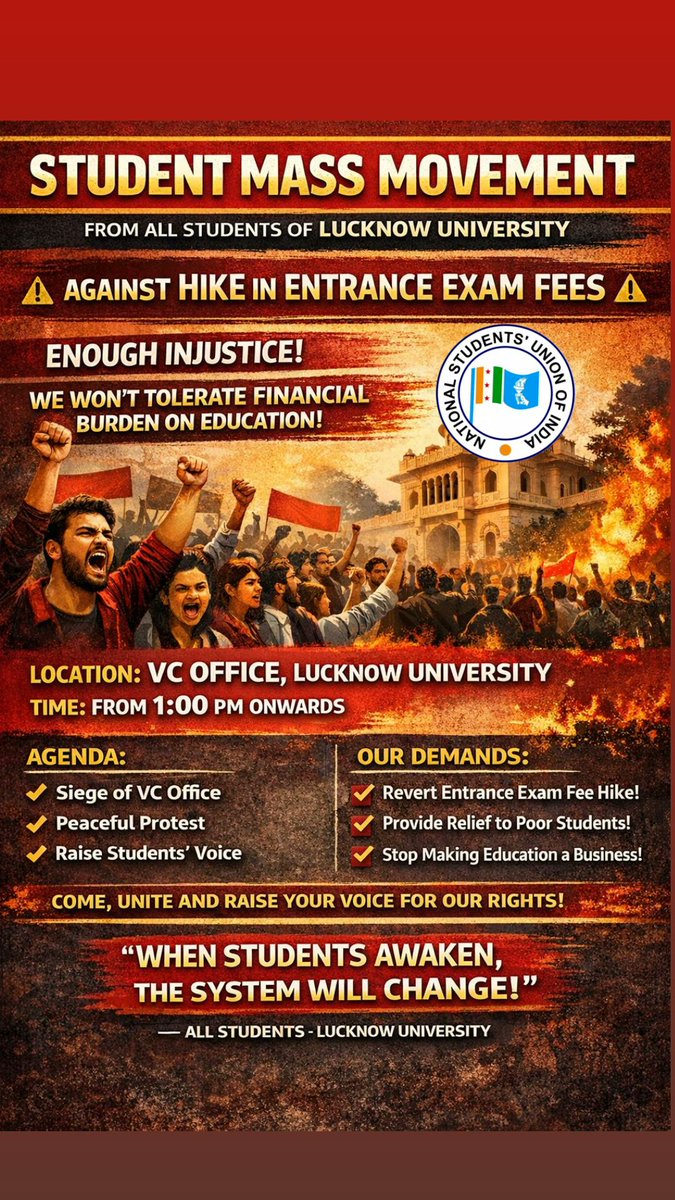 Suspended Student Leader Prince Prakash tweet media