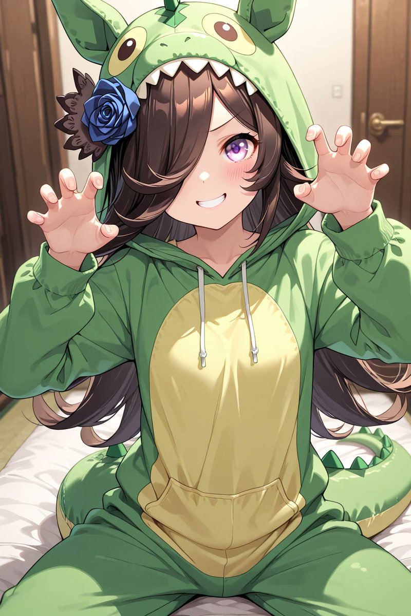 みなさま、今日もおつかれ様です🙇
今日も投稿してまいります。
ライスシャワーさんからどうぞ。
#AIart　#ウマ娘　#SFW
#ライスシャワー