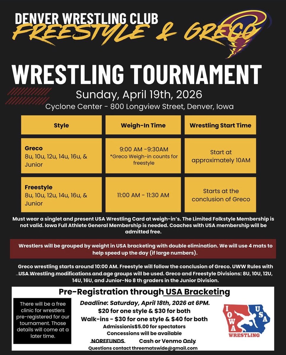 Iowa/USA Wrestling tweet media