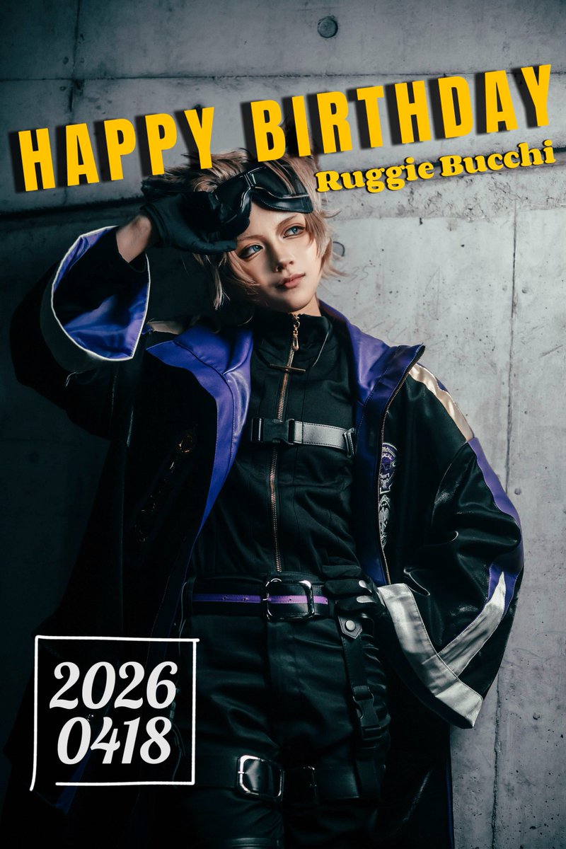 誕生日おめでとう‼️
これまでもこれからもずっと愛しています😭🧡

 #ラギーブッチ誕生祭2026
 #ラギーブッチ生誕祭2026