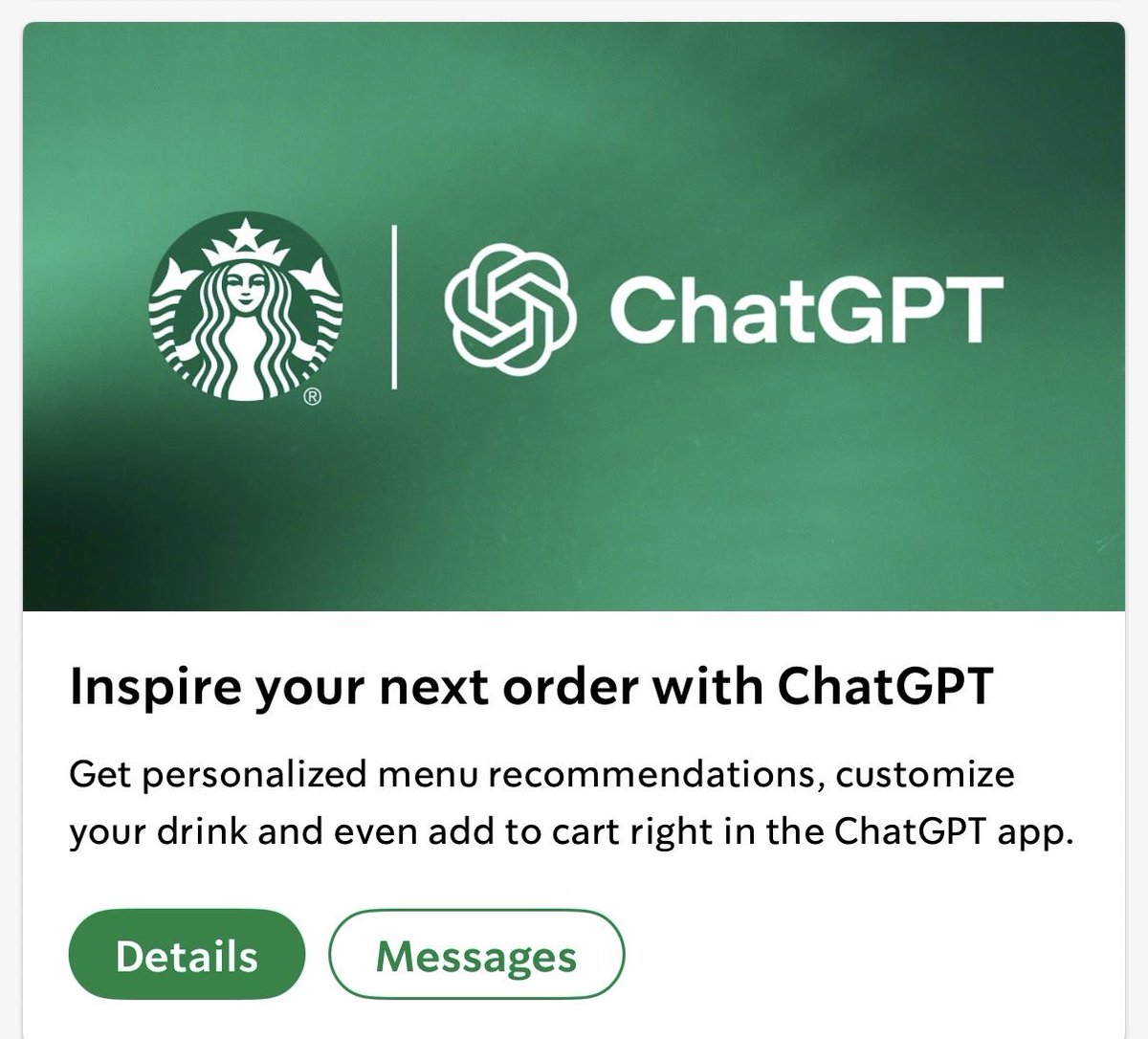 Cbf_MAC's tweet photo. Oh wow. #chatgpt in #starbucks https://t.co/4A0i5ingAR