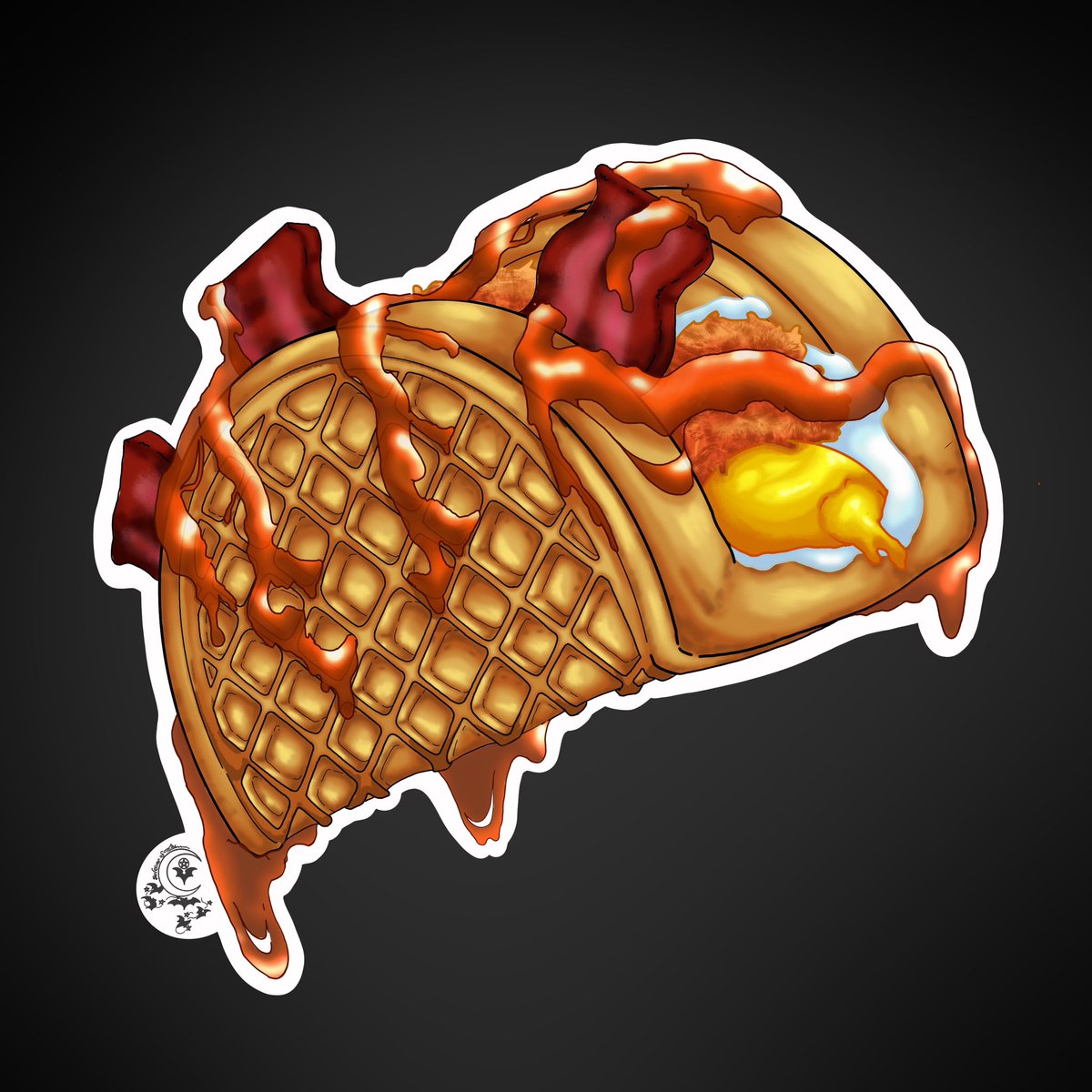 WeaverOfTales's tweet image. Breakfast Taco - Because free will is a glorious thing.
#foodart #digitalart #snack #taco #Breakfast