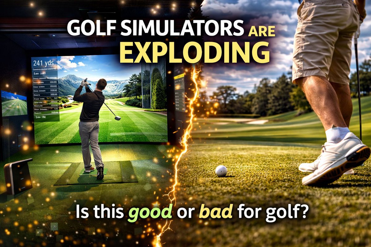 Golf simulators are taking over, and honestly, it’s one of the best and worst things to happen to the game. I’m seeing the same thing locally here in Orlando — simulator businesses are popping up on every corner, and for good reason.

According to the National Golf Foundation,