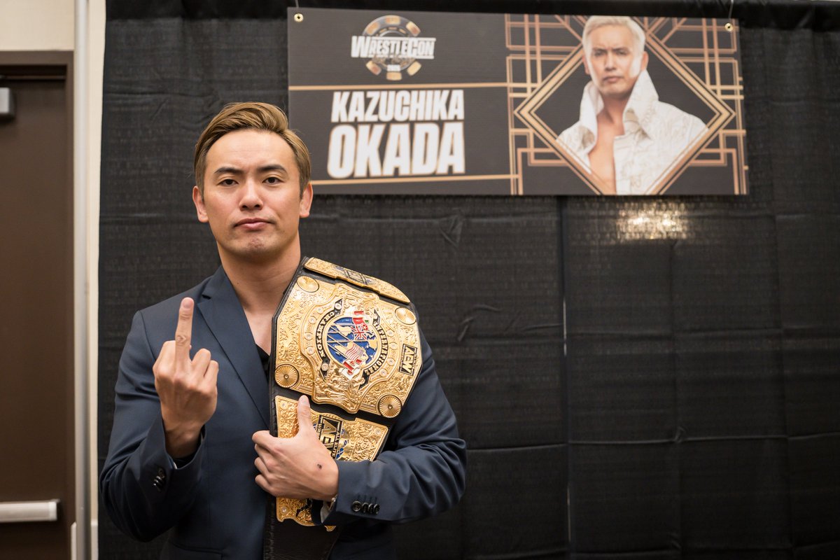 The Rainmaker has arrived. Kazuchika Okada is here at WrestleCon!

<a href="/rainmakerXokada/">Kazuchika Okada</a> 

#WrestleCon