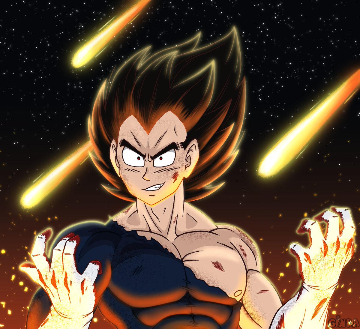 GinraStandsBy's tweet image. #DragonBallZ #Vegeta #AnimeArt

The Prince of the Apocalypse 🔥