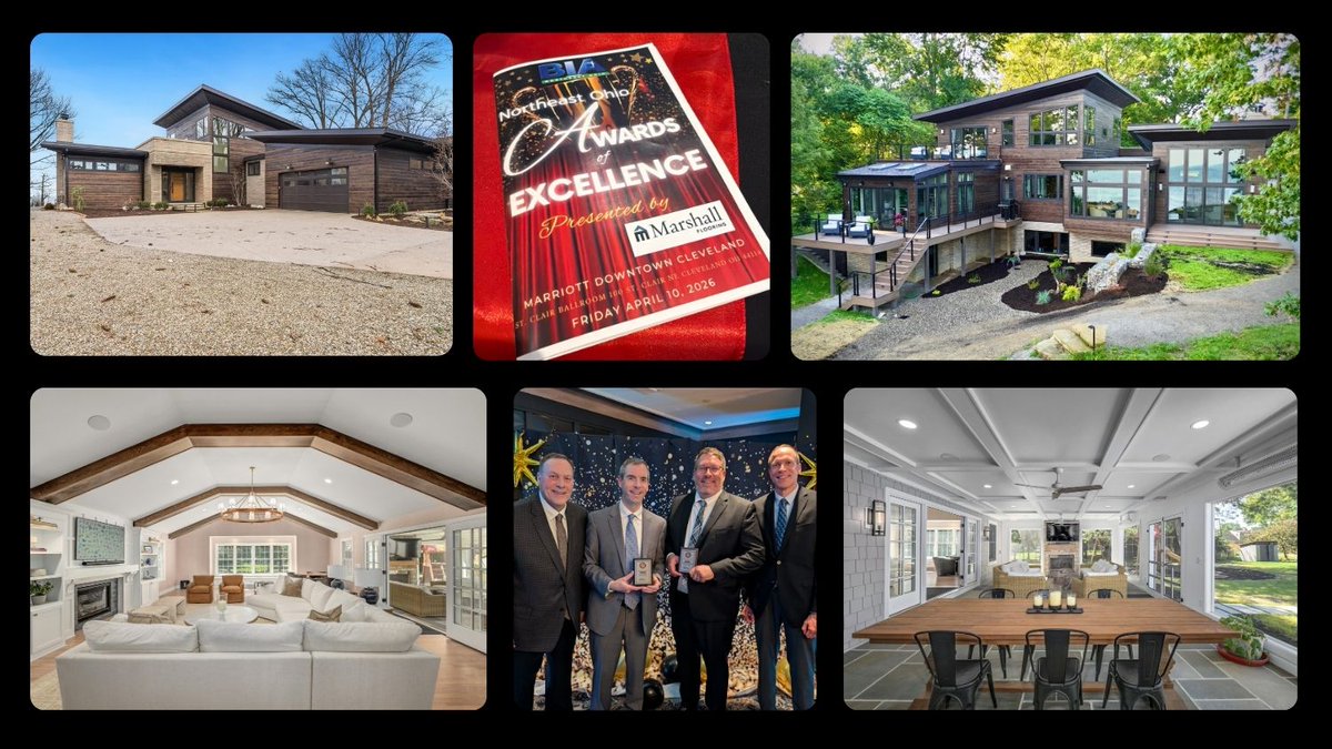 We had an incredible night celebrating with our peers at the Building Industry Association of Northeast Ohio’s Awards of Excellence—and we’re honored to have won two Cleveland Choice Awards:

🏆 Best Overall Addition – Fairview Park Addition
🏆 Exterior Architectural Design of