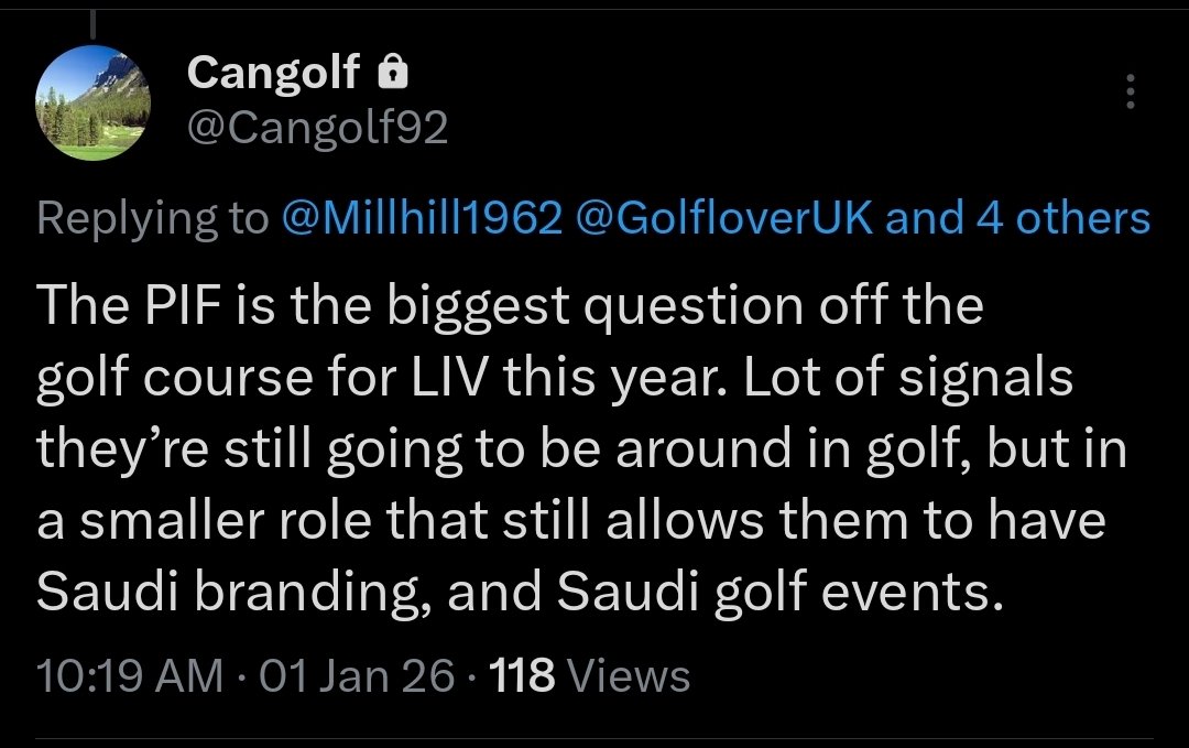 LIV Golf Forecasting tweet media