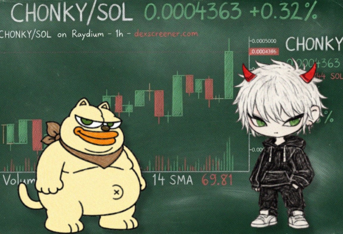 Denx_Sol's tweet photo. I think $CHONKY is a 100M coin sitting under 1M 

any other opinion is wrong https://t.co/BnZHm56wha