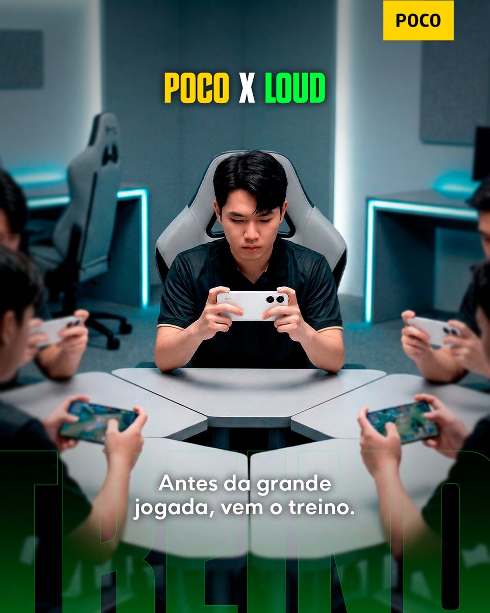 POCOBrasil's tweet photo. Nem tudo no game acontece no momento em que todo mundo está olhando.
Antes da grande jogada, tem treino, repetição e preparo. É desse lado do jogo que também nasce a força de POCO x LOUD.
#POCONaLoud #POCOBrasil #LOUD #KeepPlaying #VelocidadeAoMáximo https://t.co/J0wsl3Owz3